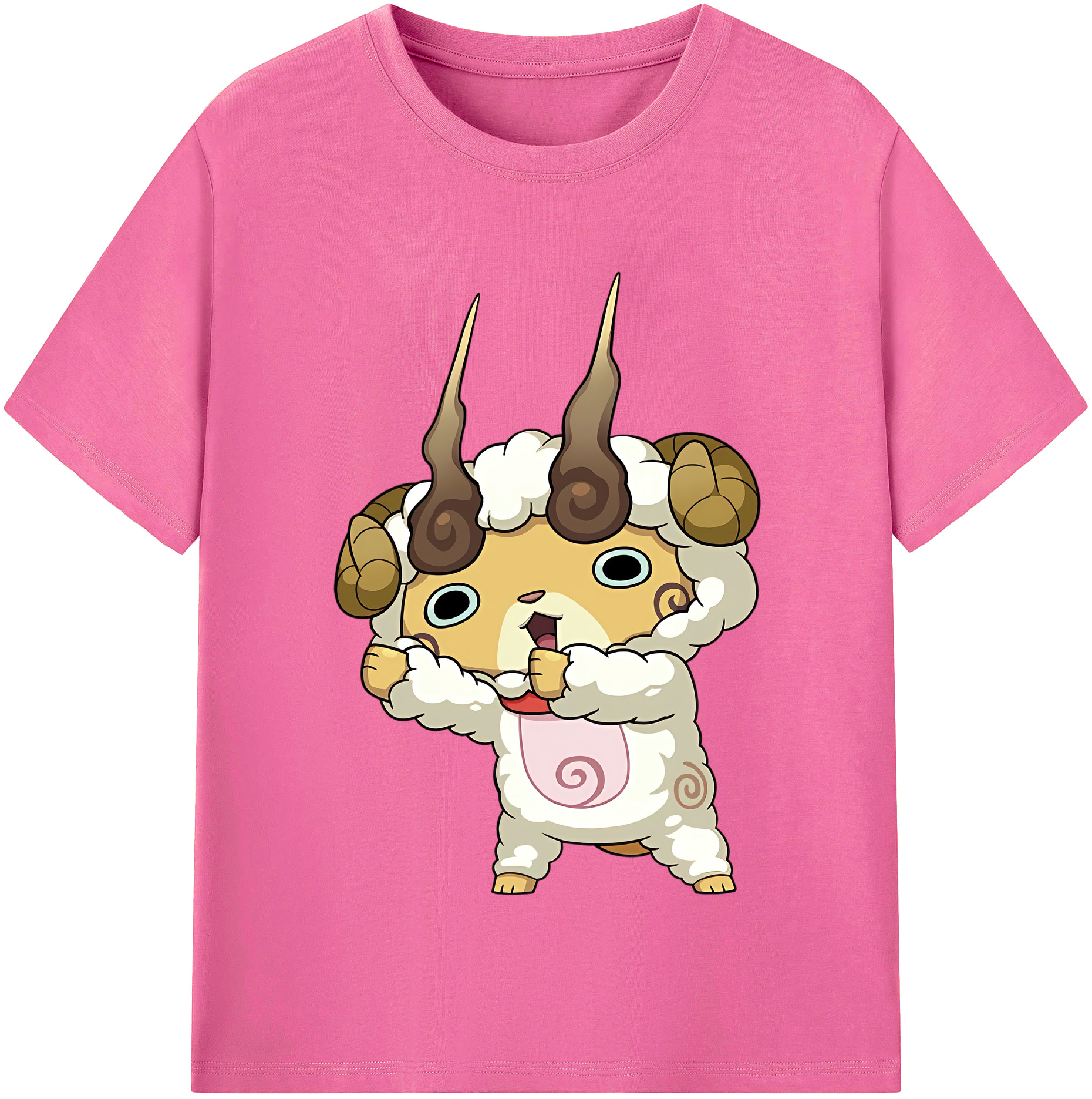 （画像用） 妖怪ウォッチ Yo-kai Watch レディースカジュアルプリントTシャツ（綿100％）